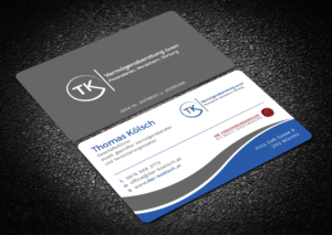 Business Card Design by Tripti Ranjan Gain for TK Vermögensberatung GmbH | Design: #19573265