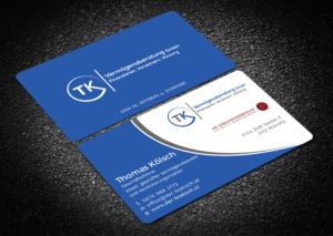 Business Card Design by Tripti Ranjan Gain for TK Vermögensberatung GmbH | Design: #19573266
