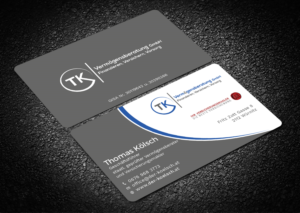 Business Card Design by Tripti Ranjan Gain for TK Vermögensberatung GmbH | Design: #19573267