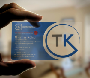 Austrian finance und insurance broker needs business card design | Business Card Design by Tripti Ranjan Gain