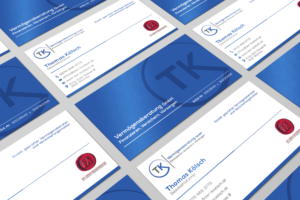 Business Card Design by Moumita_ for TK Vermögensberatung GmbH | Design: #19600950