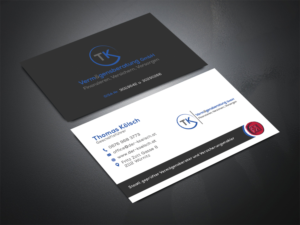 Business Card Design by Moumita_ for TK Vermögensberatung GmbH | Design: #19601225
