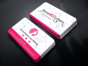 Design de Carte de Visite par JK18 pour Joanna Rogister, Wellness Renegade | Design : #19582561