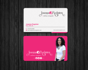 Design de Carte de Visite par chandrayaan.creative pour Joanna Rogister, Wellness Renegade | Design : #19572922