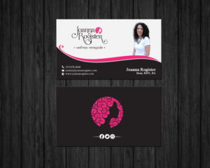 Design de Carte de Visite par chandrayaan.creative pour Joanna Rogister, Wellness Renegade | Design : #19572932