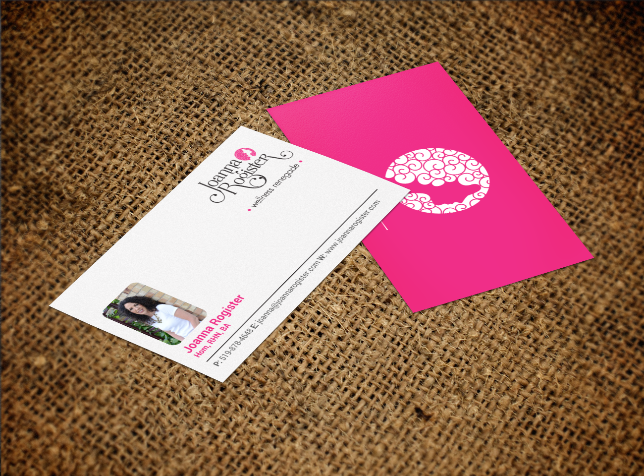 Business Card Design by chandrayaan.creative for Joanna Rogister, Wellness Renegade | Design #19572939