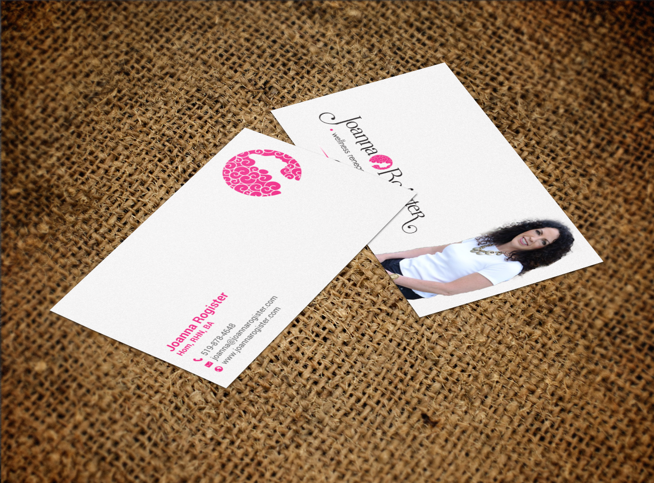Business Card Design by chandrayaan.creative for Joanna Rogister, Wellness Renegade | Design #19572940