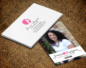 Design de Carte de Visite par chandrayaan.creative pour Joanna Rogister, Wellness Renegade | Design : #19574896