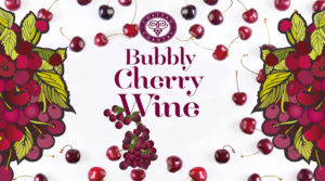 Bubbly Cherry Wine Label for a 375ml Can | Etikett-Design von INGA DESIGN