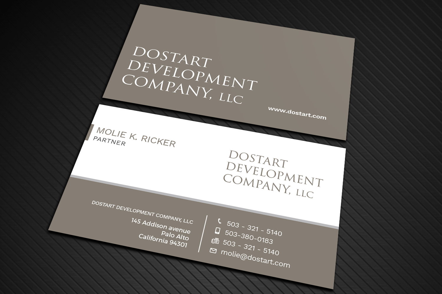 Business Card Design by Graphic Flame for this project | Design #19659722