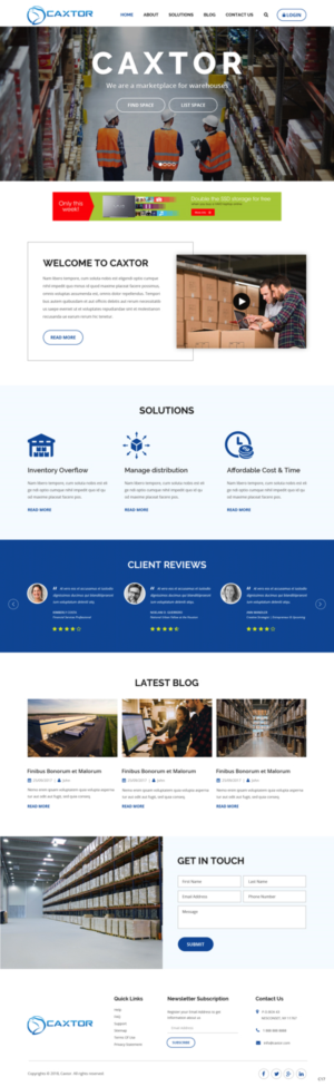 Web Design par pb pour CAXTOR | Design : #19575198