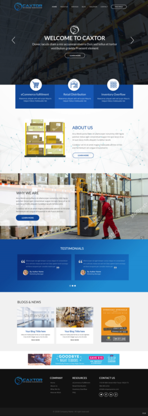 Web Design par pb pour CAXTOR | Design : #19575199