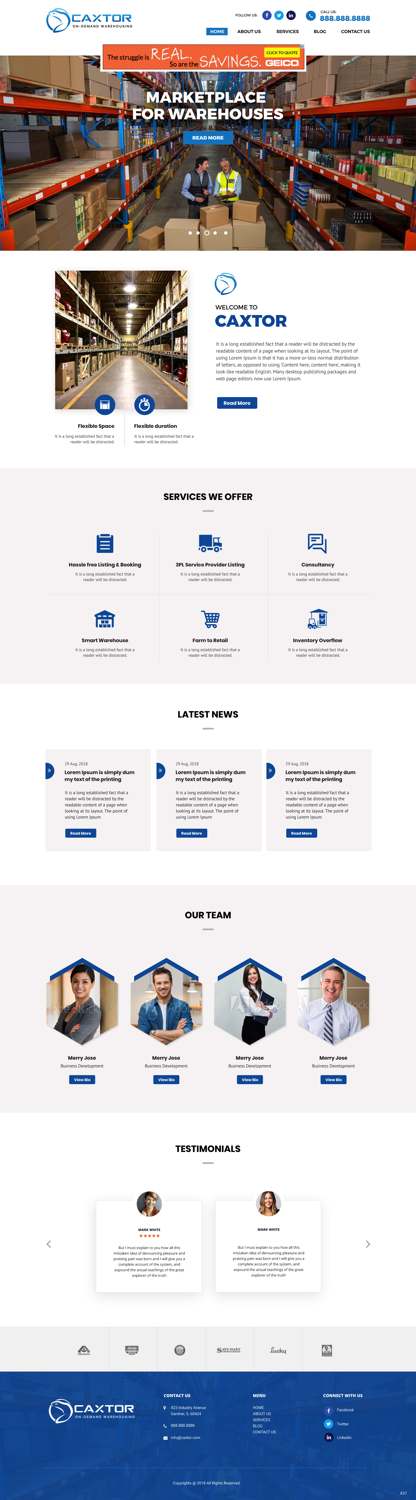 Diseño Web por pb para CAXTOR | Diseño #19575200