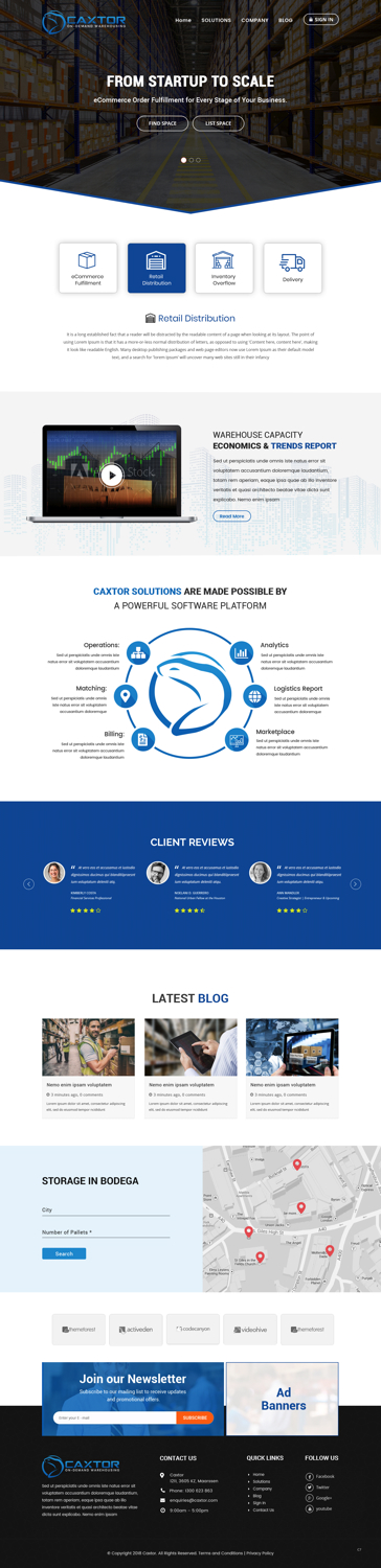 Web-Design von pb für CAXTOR | Design #19697746