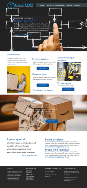 Web Design par designer pour CAXTOR | Design : #19614947