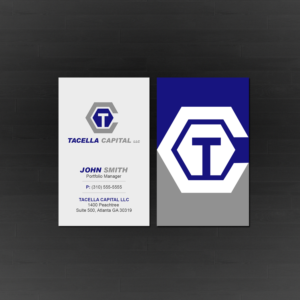Business Card Design by Creations Box 2015 for Tacella Capital LLC | Design: #19627996