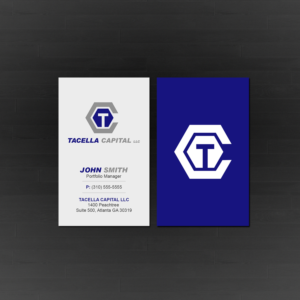 Business Card Design by Creations Box 2015 for Tacella Capital LLC | Design: #19627997