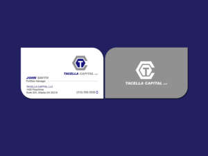 Business Card Design by Creations Box 2015 for Tacella Capital LLC | Design: #19628007