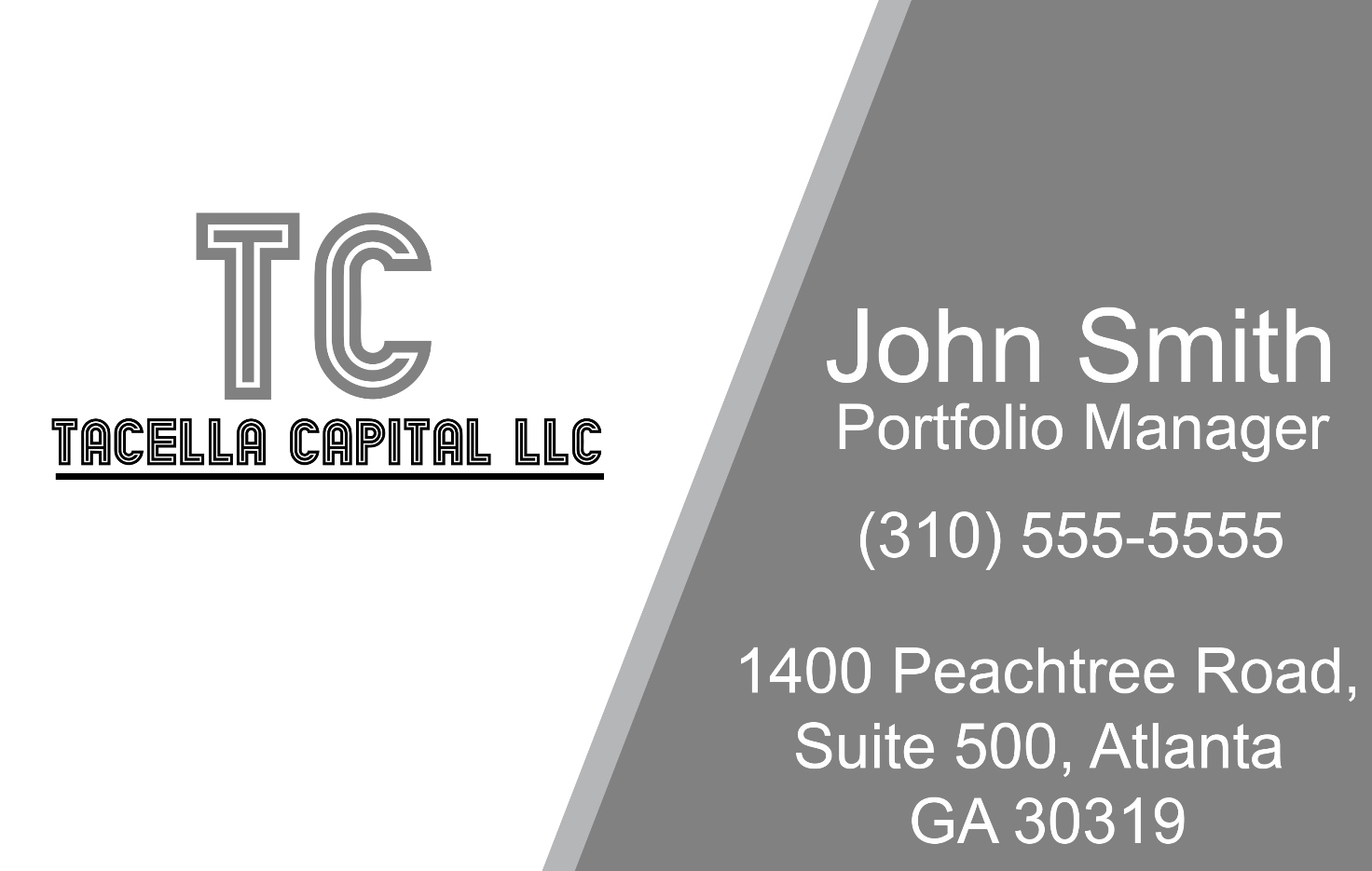 Business Card Design by ZiporahMukami for Tacella Capital LLC | Design #19576476