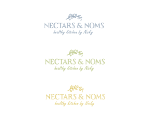 Nectars & Noms healthy kitchen by Nicky  | Logo Design by Ena