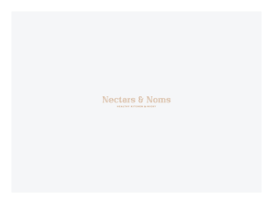 Nectars & Noms healthy kitchen by Nicky  | Logo Design by mldtrvs