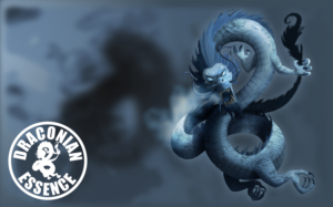 Draconian Essence Streamer | Graphic Design by kaiser77