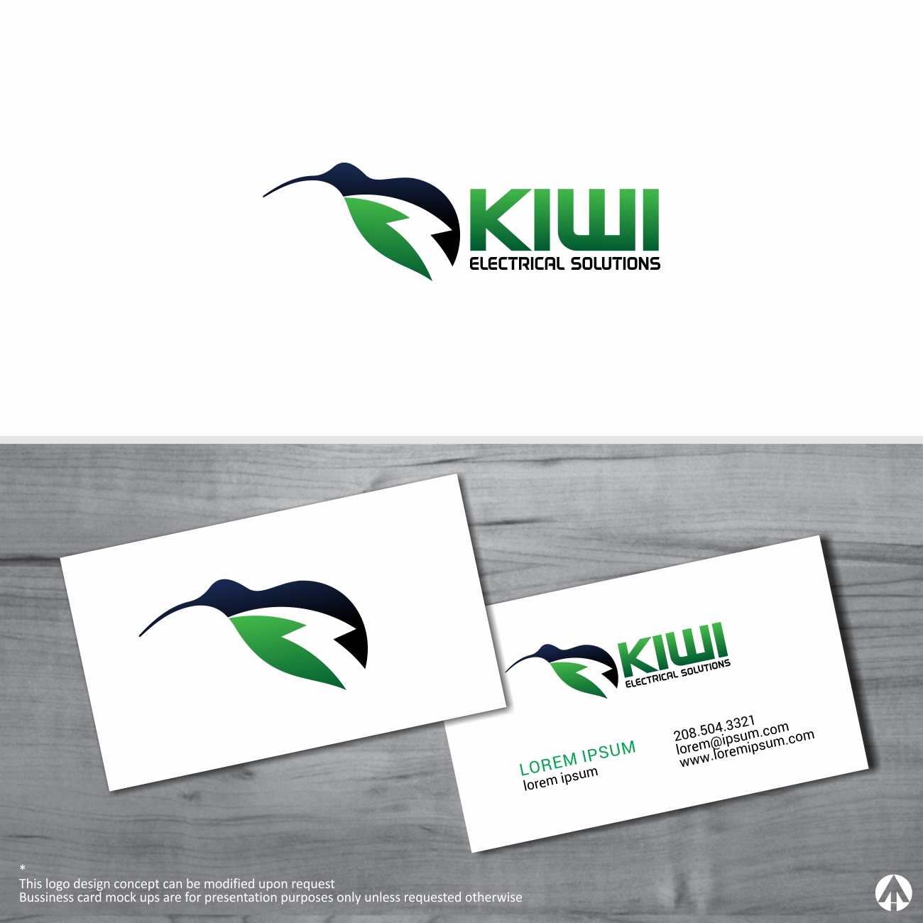 Logo-Design von MBARO für Kiwi Electrical Solutions | Design #19608174