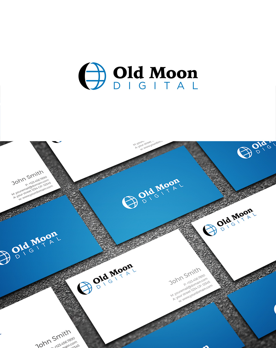 Logo Design by lionx for Old Moon Digital Inc. | Design #19579955