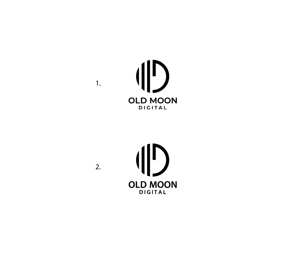 Logo Design by aglaronde23 for Old Moon Digital Inc. | Design #19722569