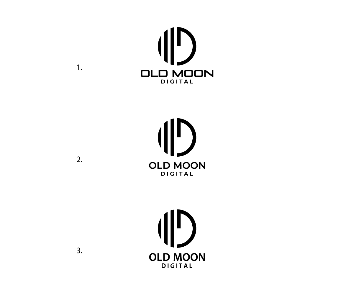 Logo Design by aglaronde23 for Old Moon Digital Inc. | Design #19729711