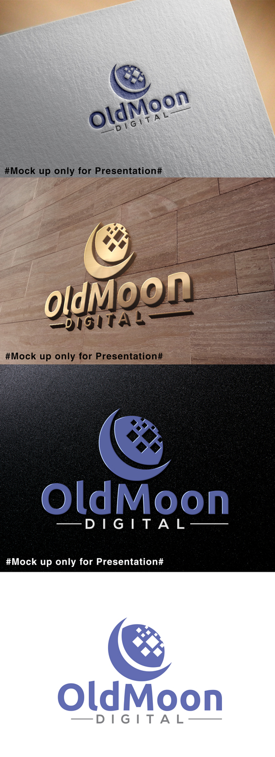 Logo Design by designmind78 for Old Moon Digital Inc. | Design #19586730