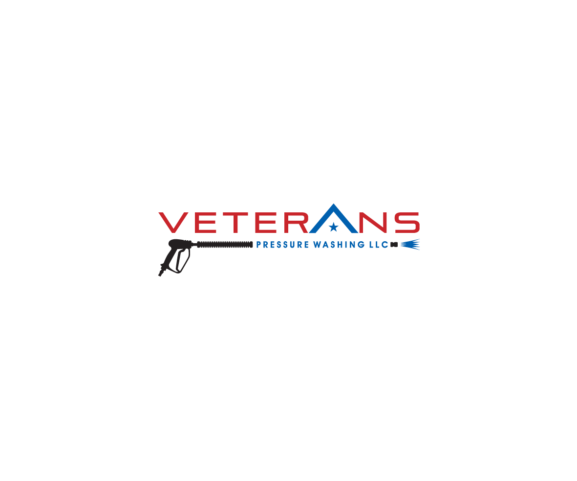 Logo Design by bijuak for Veterans Pressure Washing LLC | Design #19581826