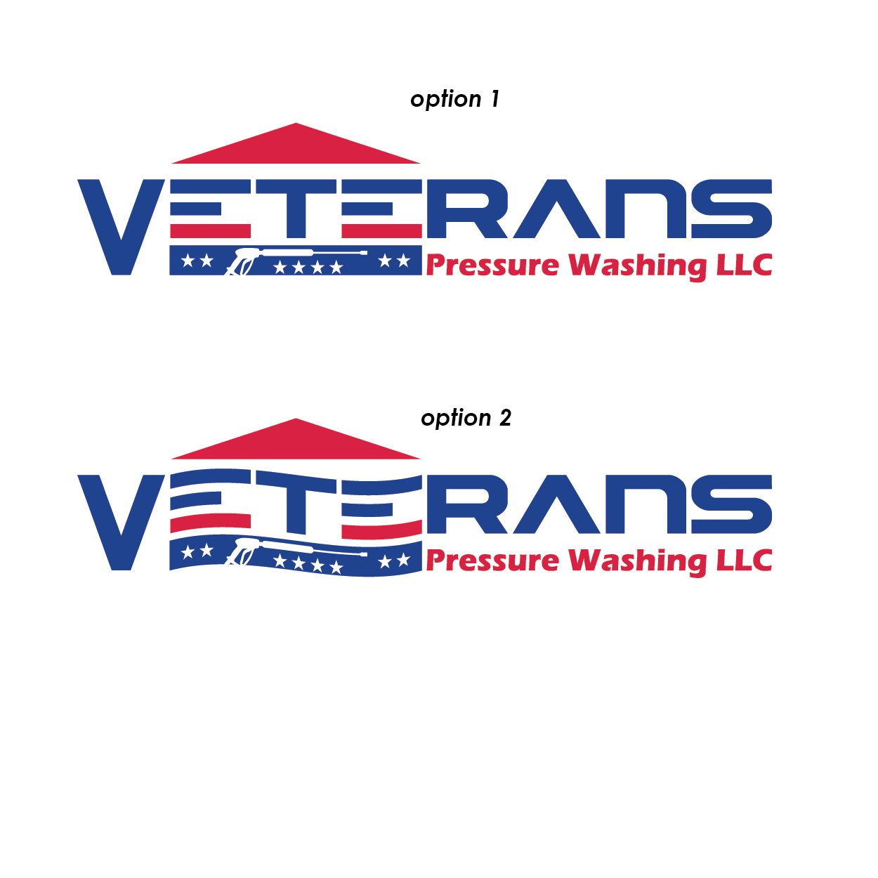Logo Design by jonnson for Veterans Pressure Washing LLC | Design #19592571