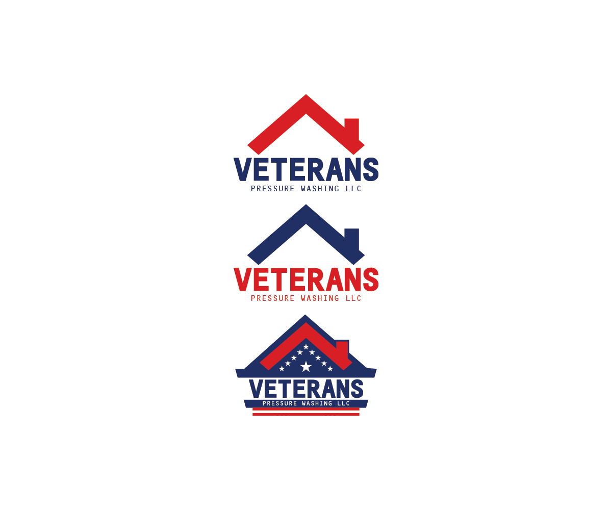 Diseño de Logo por DAS Creation para Veterans Pressure Washing LLC | Diseño #19581442