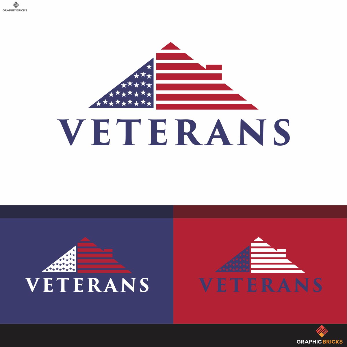 Logo Design by Graphic Bricks for Veterans Pressure Washing LLC | Design #19576785