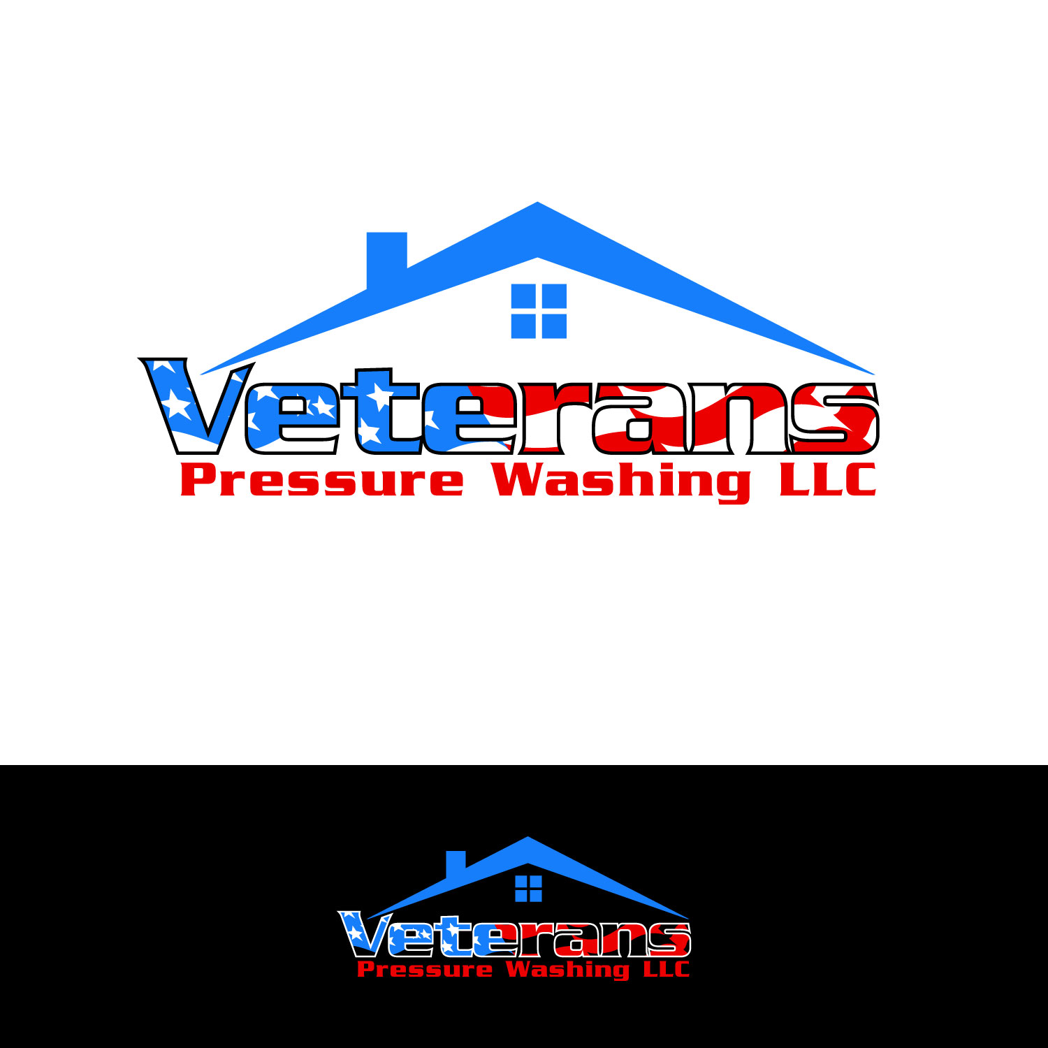 Design de Logo par e-graphics pour Veterans Pressure Washing LLC | Design #19579114