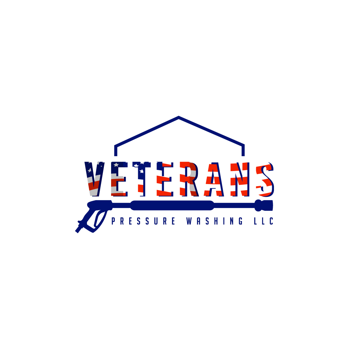 Logo Design by **INCREDIBLEDESIGNERS** for Veterans Pressure Washing LLC | Design #19597280