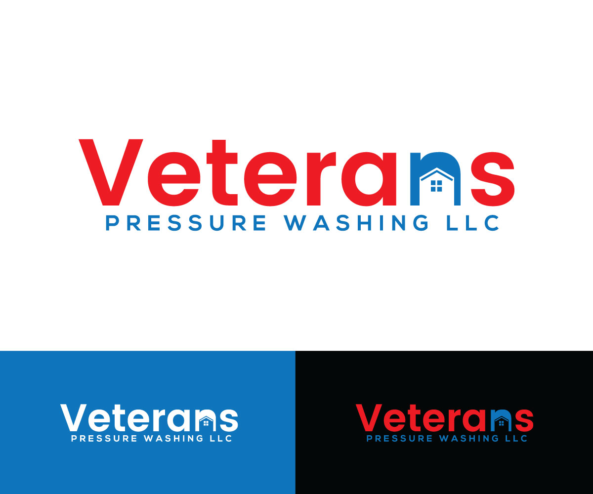 Diseño de Logo por designmind78 para Veterans Pressure Washing LLC | Diseño #19585348