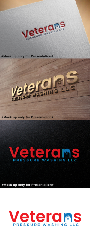 Logo Design by designmind78 for Veterans Pressure Washing LLC | Design: #19586740