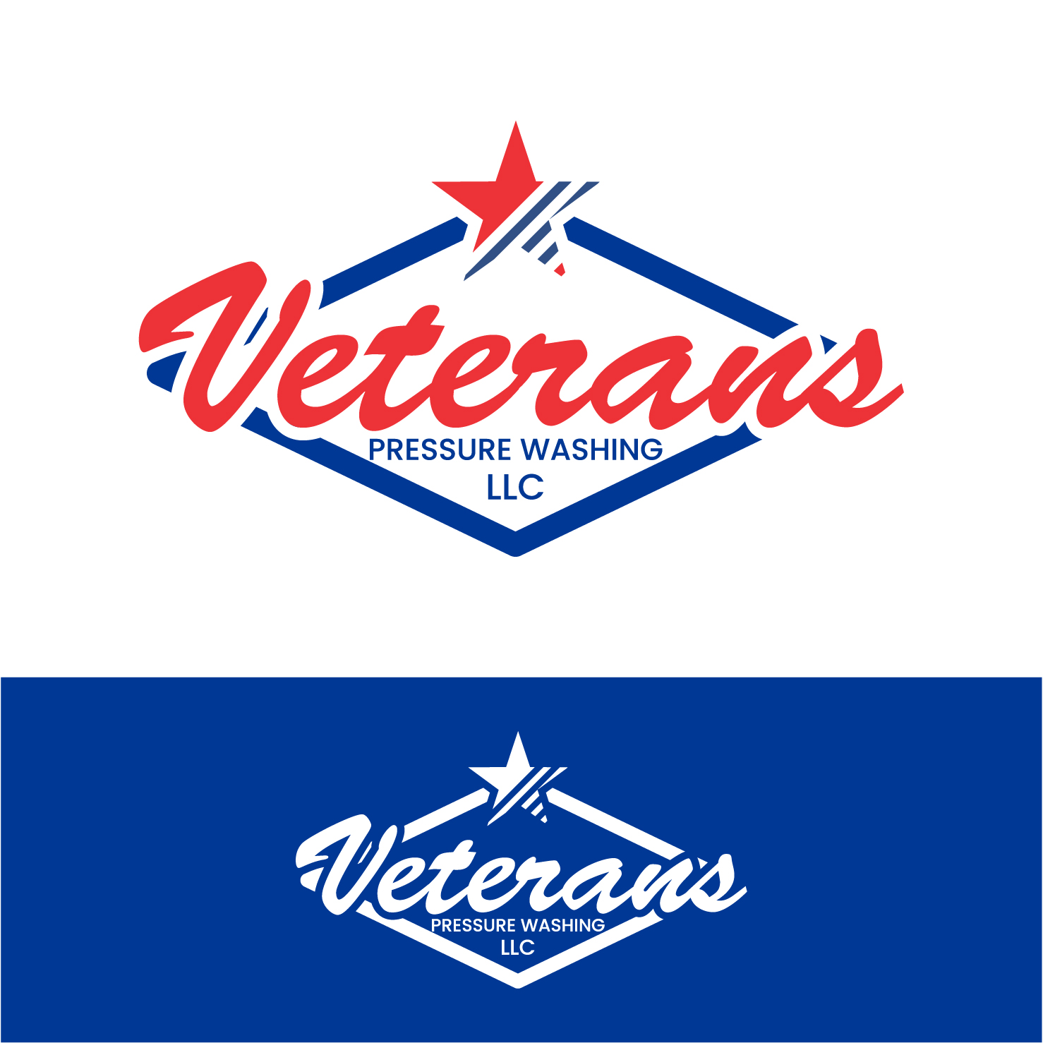 Logo Design by Shreyank 2 for Veterans Pressure Washing LLC | Design #19572116