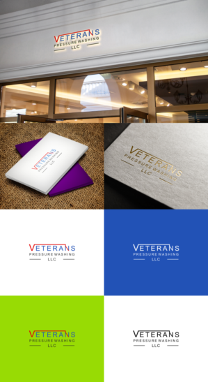 Design de Logo par suthita 2 pour Veterans Pressure Washing LLC | Design : #19586618