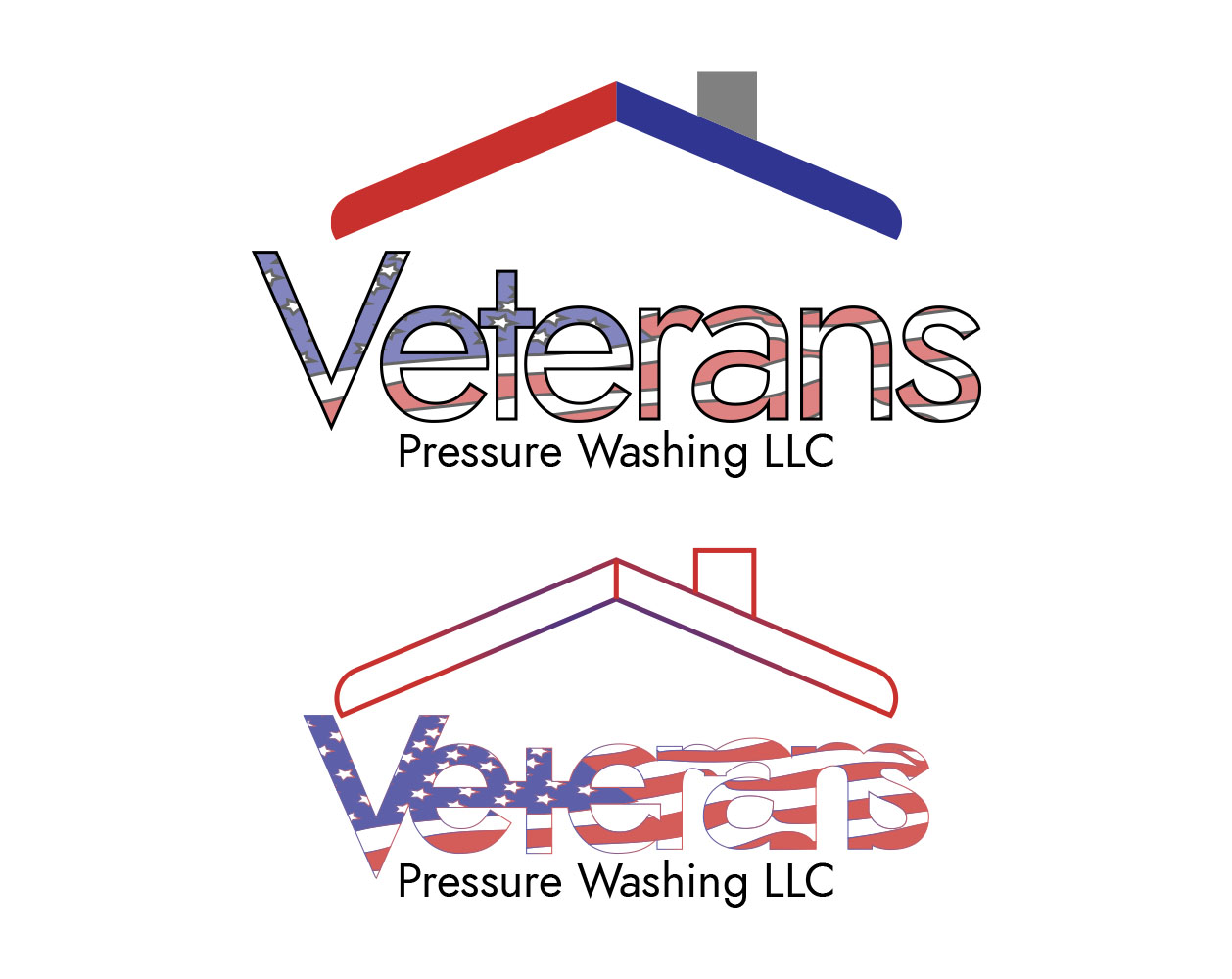 Logo Design by Mudasar Ali for Veterans Pressure Washing LLC | Design #19583773
