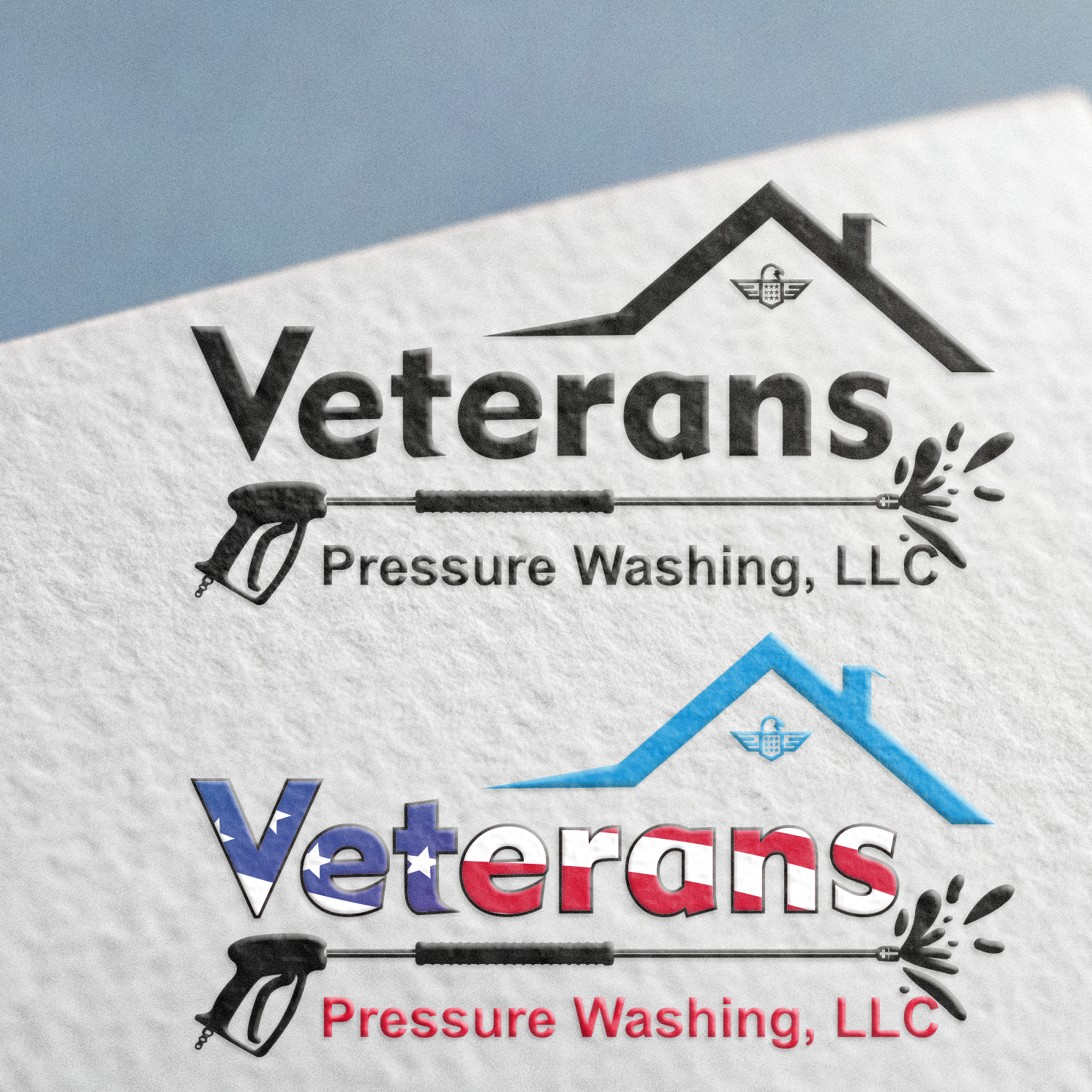 Logo Design by tuan 1 for Veterans Pressure Washing LLC | Design #19592298