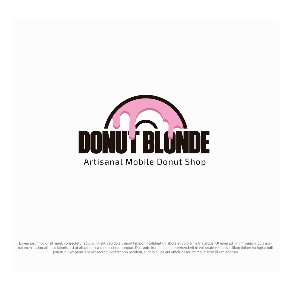 Logo Design by WILD FOX Desing Studio for DONUT BLONDE | Design #19580864