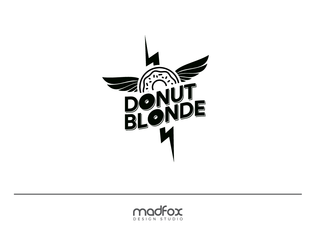 Logo Design by WILD FOX Desing Studio for DONUT BLONDE | Design #19613890