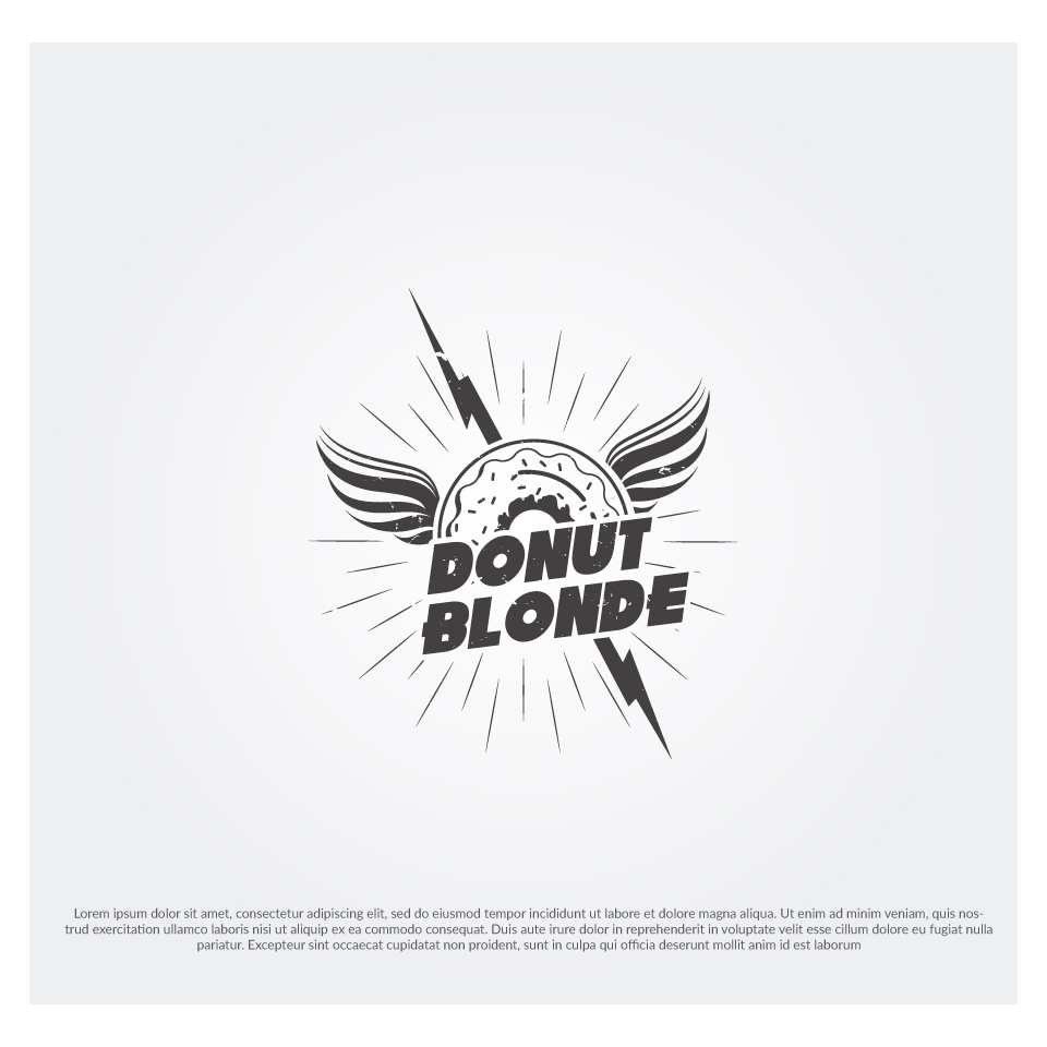 Logo Design by WILD FOX Desing Studio for DONUT BLONDE | Design #19614029