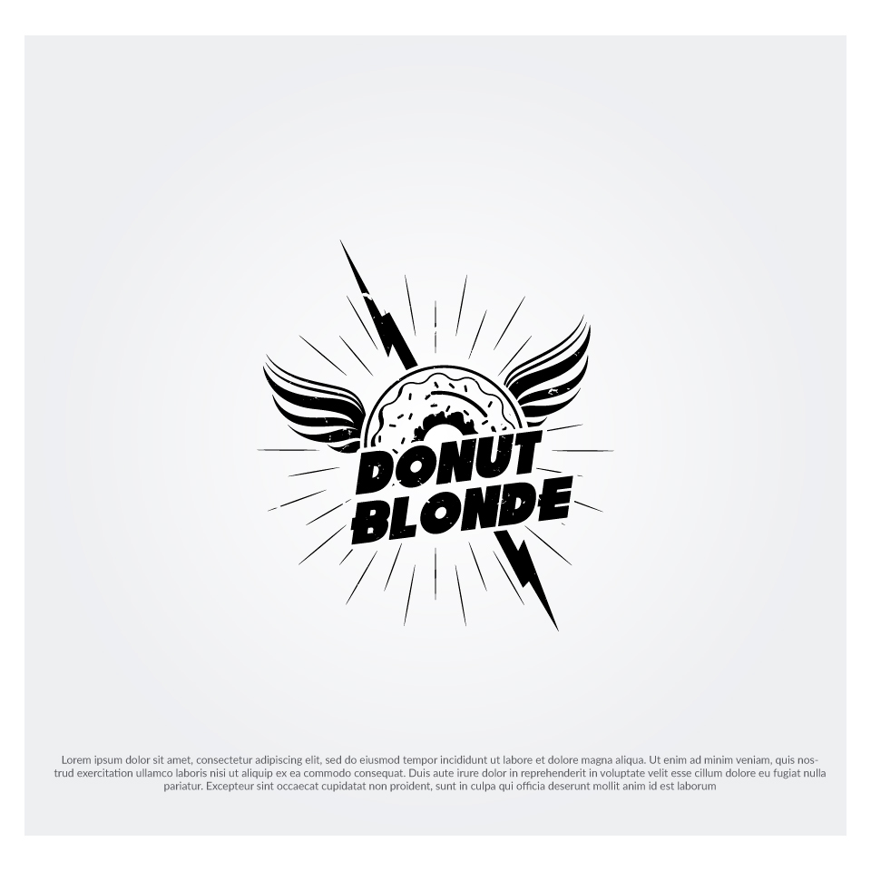 Logo Design by WILD FOX Desing Studio for DONUT BLONDE | Design: #19623175