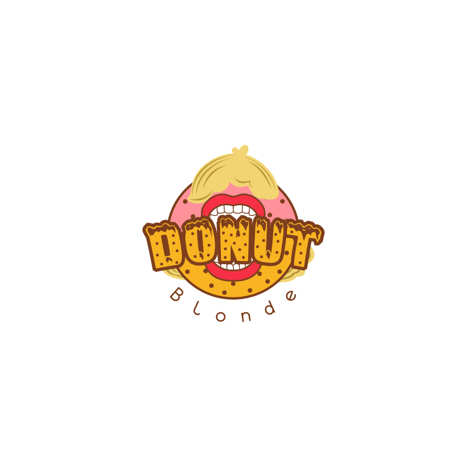 Logo Design by MuhammadHussnain for DONUT BLONDE | Design #19580451