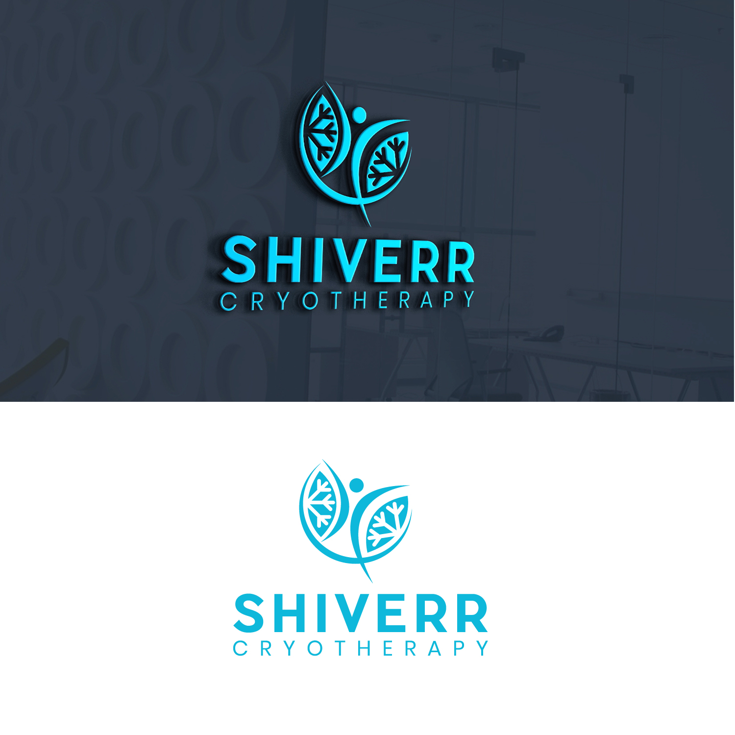 Logo Design by Aqeel Momin for SHIVERR Cryotherapy | Design #19585260