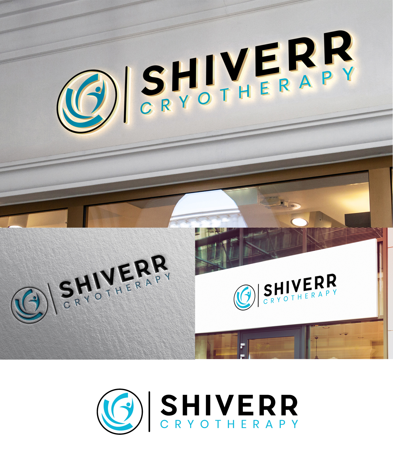 Logo Design by Aqeel Momin for SHIVERR Cryotherapy | Design #19592661